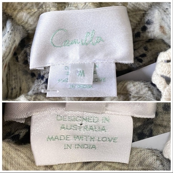 Camilla Printed Embellished Mini Skirt, Size M - Picture 13 of 16